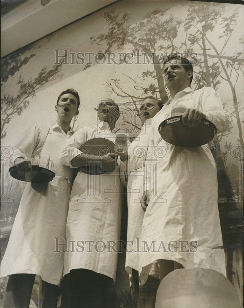 1950 Theaters Gaslight Village Singers Mich - Historic Images