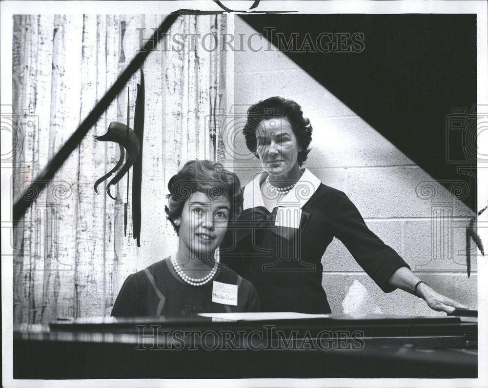 1965 Mrs Richard VanDusen and Mrs Rinehart - Historic Images