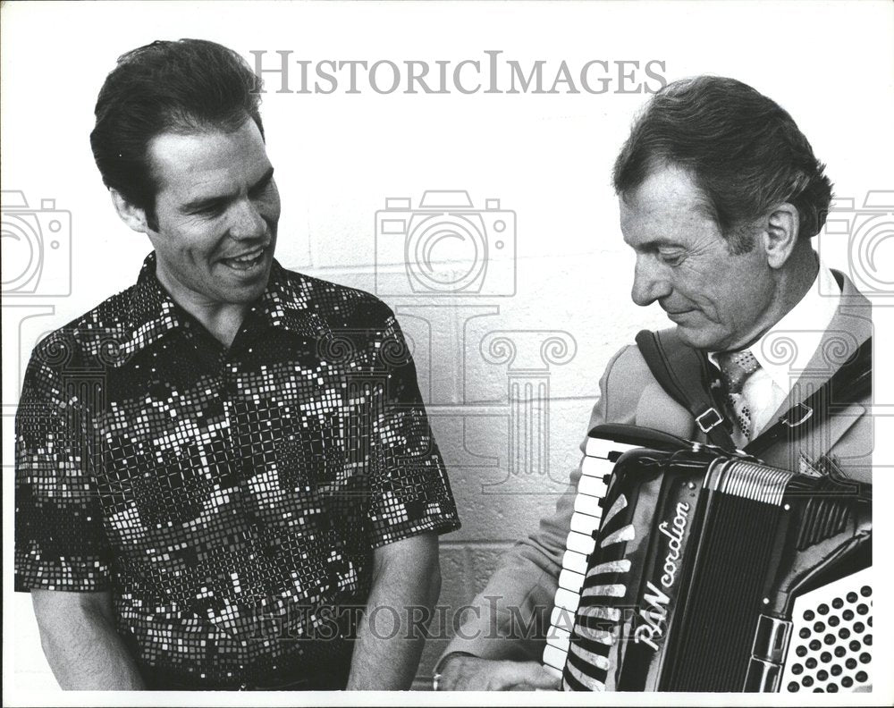 1980 Bobby Burgess Myron Floren Entertainer - Historic Images