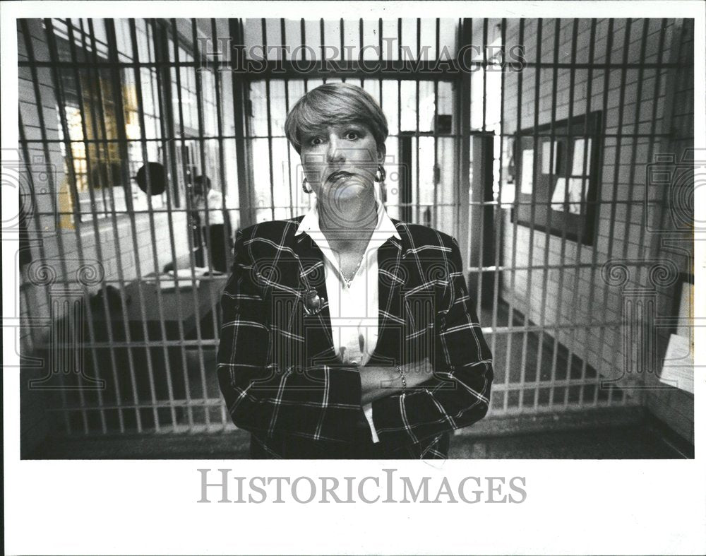 1988 Louela Burke Warden Wayne Correctional - Historic Images