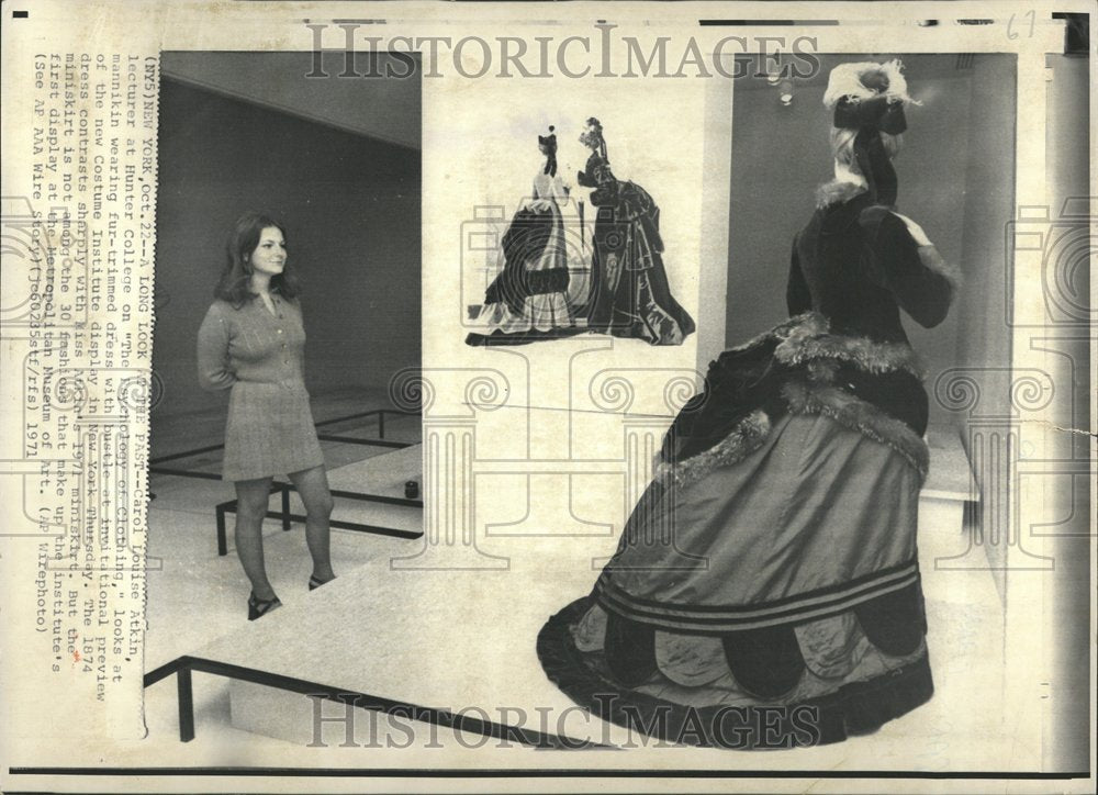 1973 Carol Atkin Professor Clothing Exhibit - Historic Images