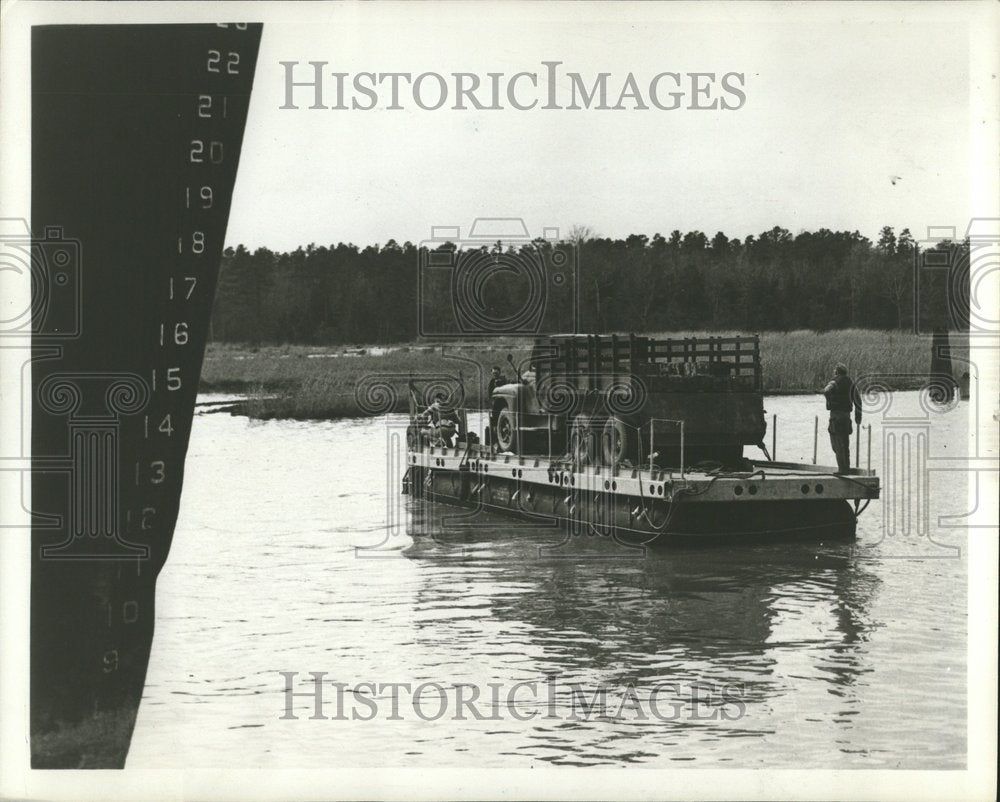 1932 Rubber Barge Army Fort Eustis Virginia-Historic Images