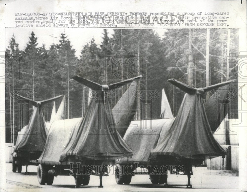 1959 Hahn Air Base Germany Airforce Planes - Historic Images