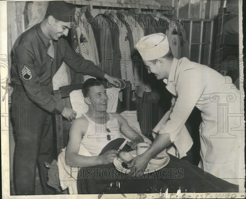 1944 U.S Army Camp United States Army Food - Historic Images