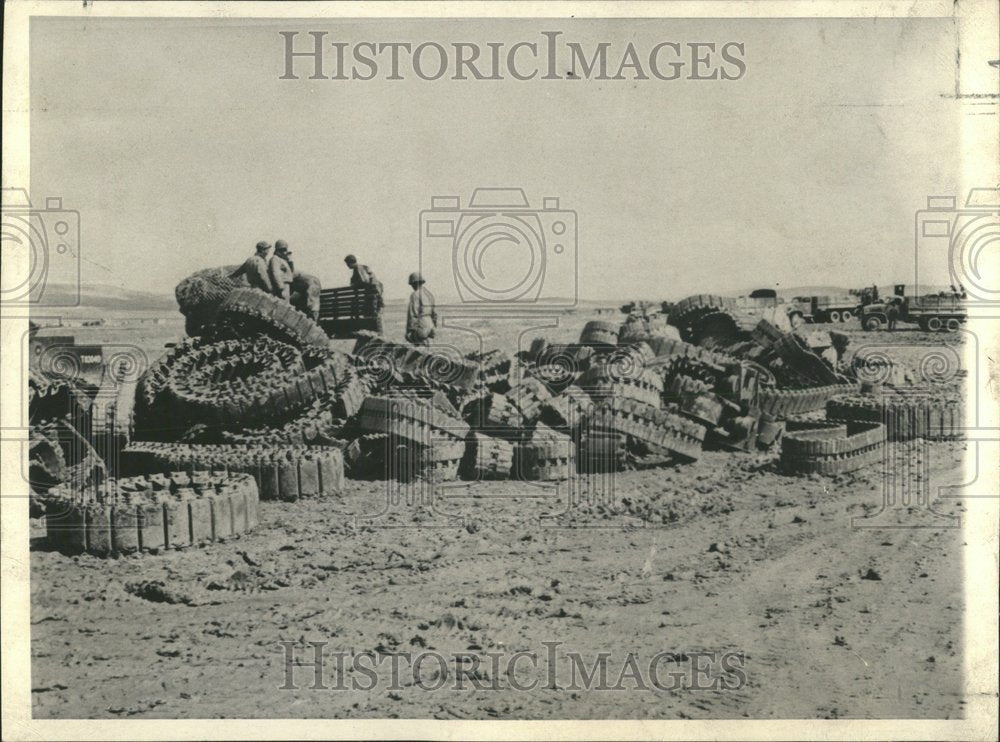 1943 Tunisia U.S. Army Ordnance depot. - Historic Images