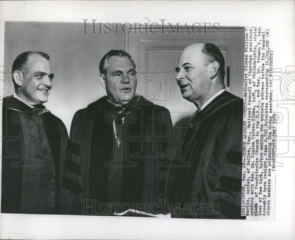 1954 National Council Of Churches Delegates - Historic Images