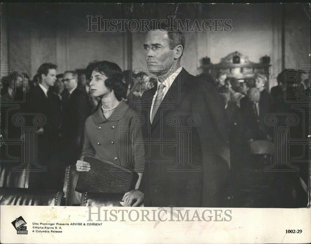 1962 Mrs. Newton Minew is shown with Henry - Historic Images