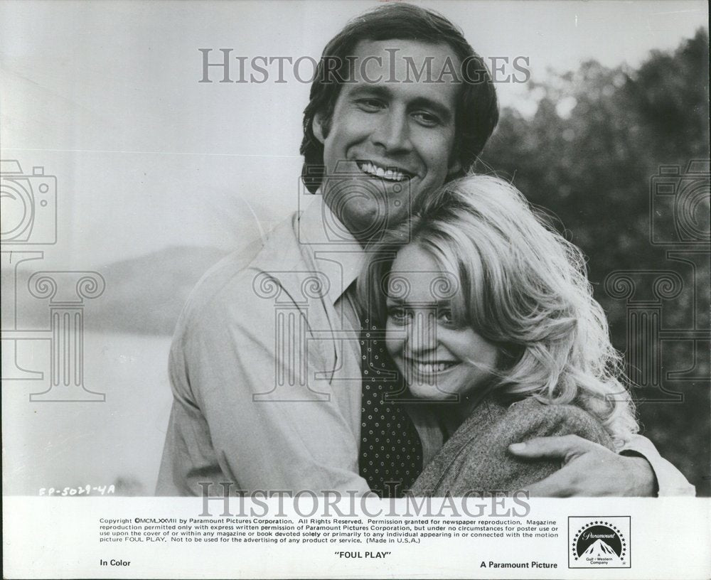 1978 Goldie Hawn Chevy Chase Foul Play - Historic Images