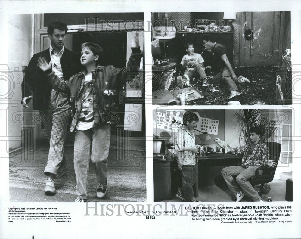 1988 Tom Hanks Josh Rushton Big - Historic Images