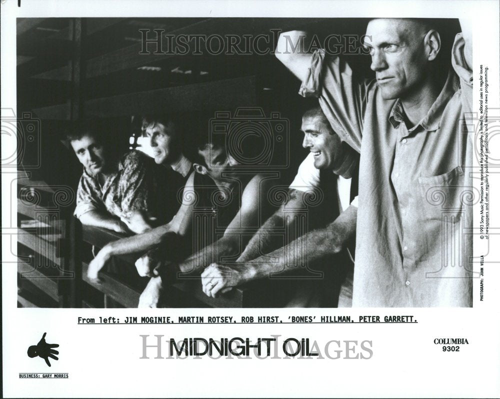 1993 Midnight Oil Sydney Andrew James Rob - Historic Images