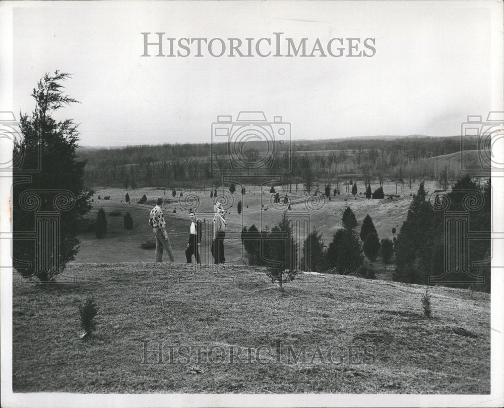 1947 Island State Area Green Oak Michigan - Historic Images