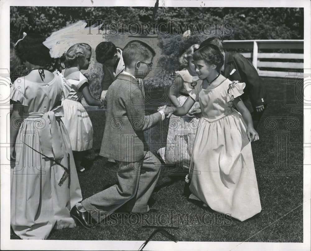 1952 Dearborn Mich Dance Square Party - Historic Images