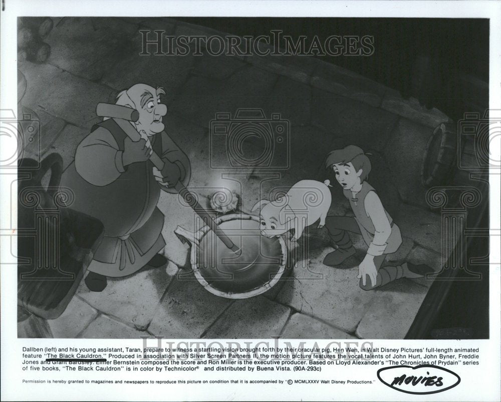 1985 The Black Cauldron Walt Disney Film - Historic Images