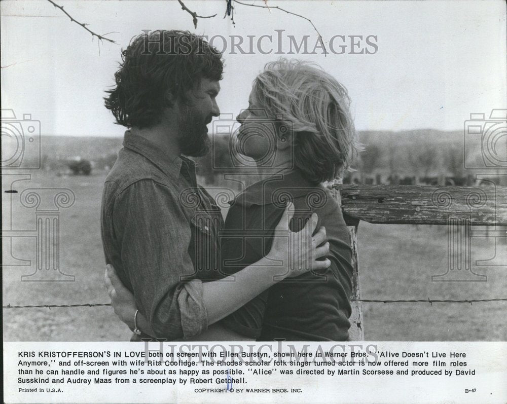 1980 Kris Kristofferson Ellen Burstyn Live - Historic Images