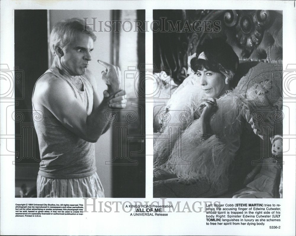 1984 Steve Martin Lily Tomlin All of Me - Historic Images