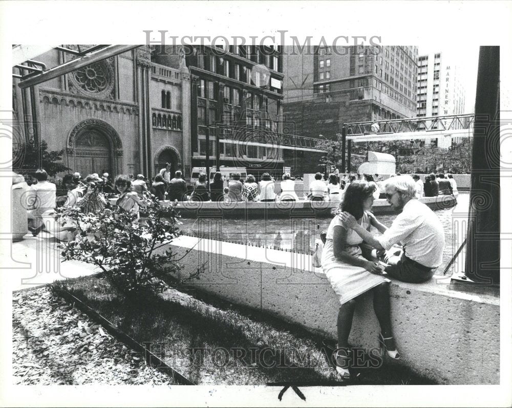 1982 Washington Blvd Detroit Street - Historic Images