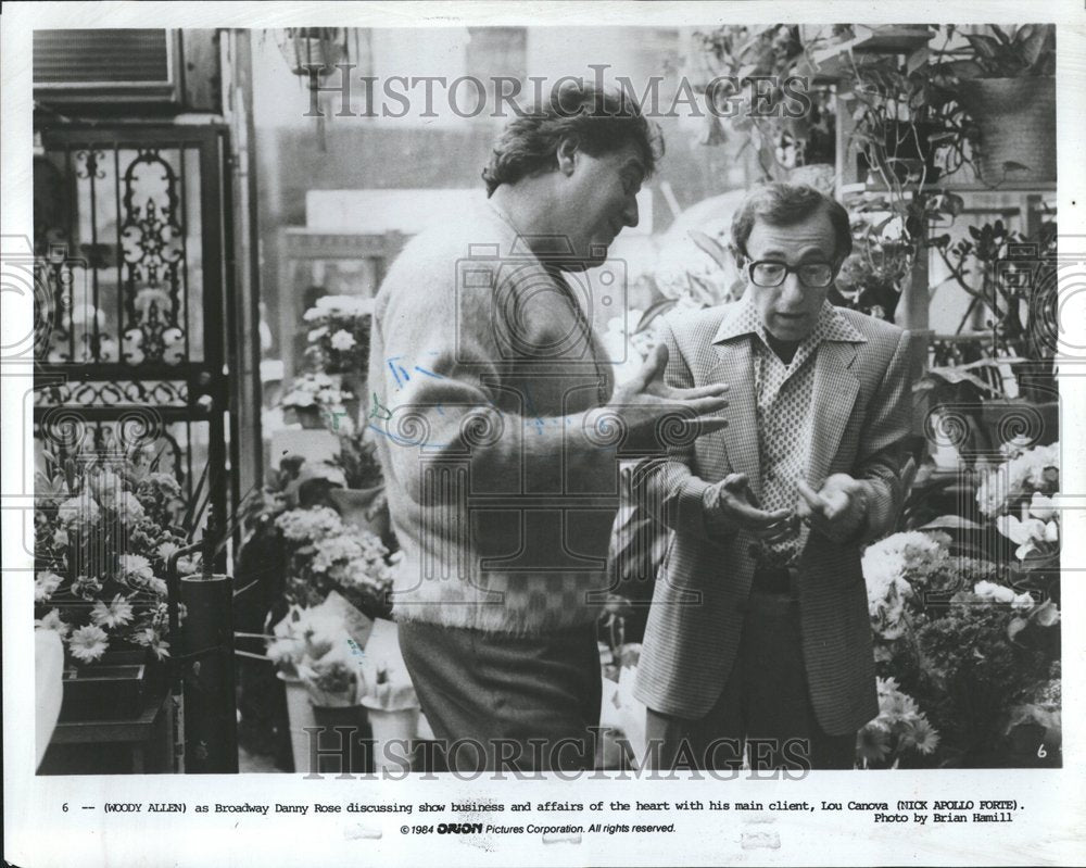 1985 Woody Allen Broadway Danny Rose - Historic Images