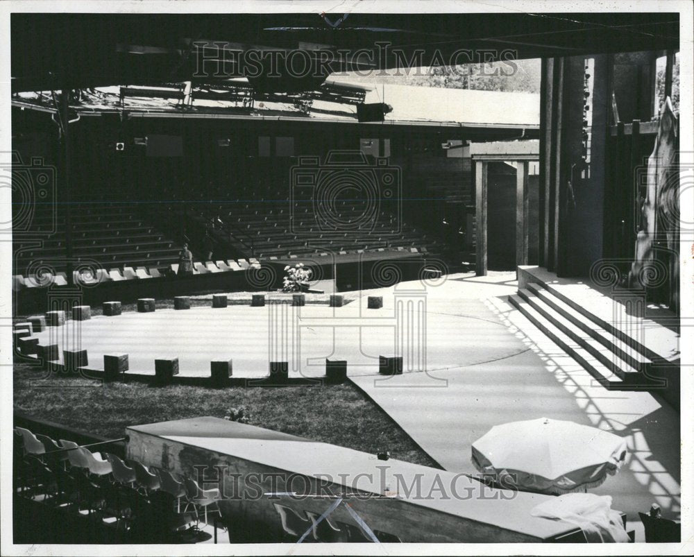 1966 Ypsilanti Greek Theatre Set The Birds - Historic Images