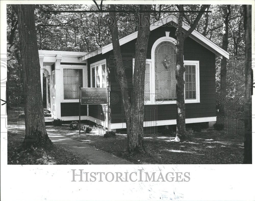 1981 St. Williams Chapel Pointe Au Barques - Historic Images