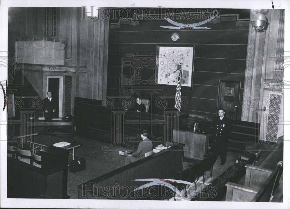 1967 Judge William R. Beasley&#39;s Courtroom - Historic Images