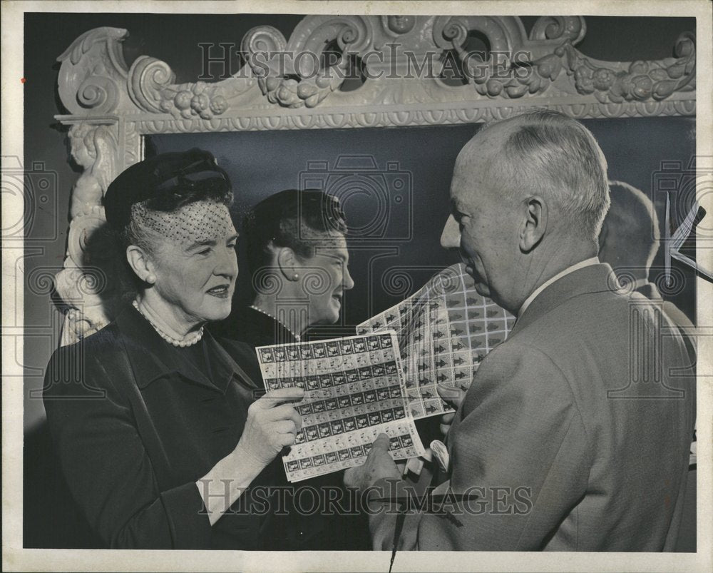 1955 Mrs. Charles Dean &amp; Daniel Fisher - Historic Images