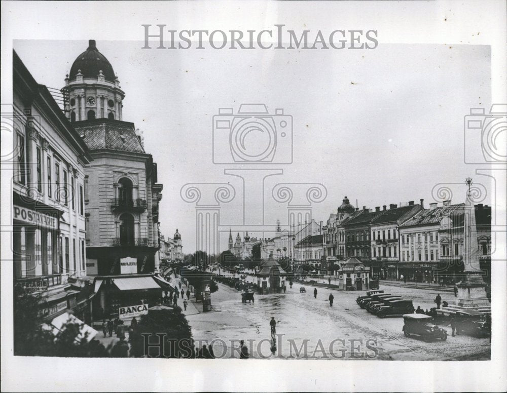 1941 Yogoslav Plane Arad Romania City - Historic Images