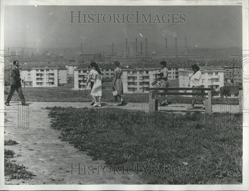 1963 Romania Steel Town Hunedora Modern - Historic Images