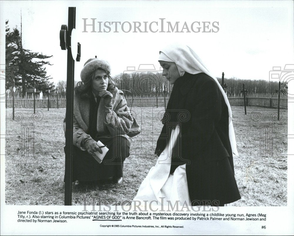 1986 Jane Fonda Meg Tilly Agnes God Anne Ba - Historic Images