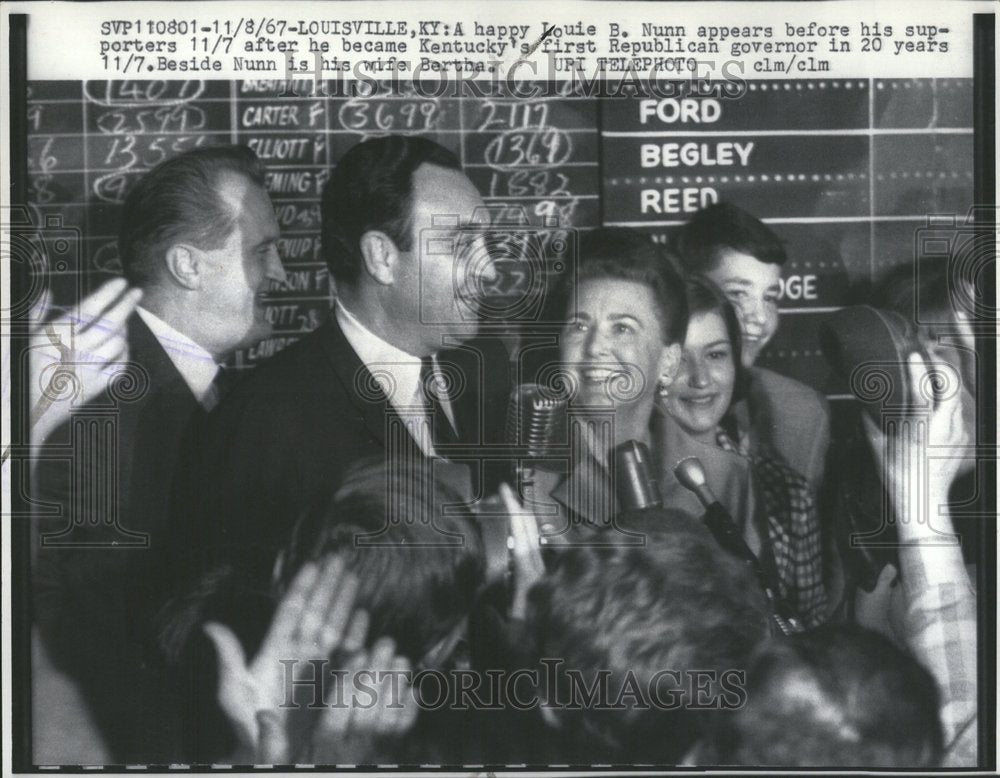 1967 Louie B Nunn  Governor Kenutcky PA - Historic Images