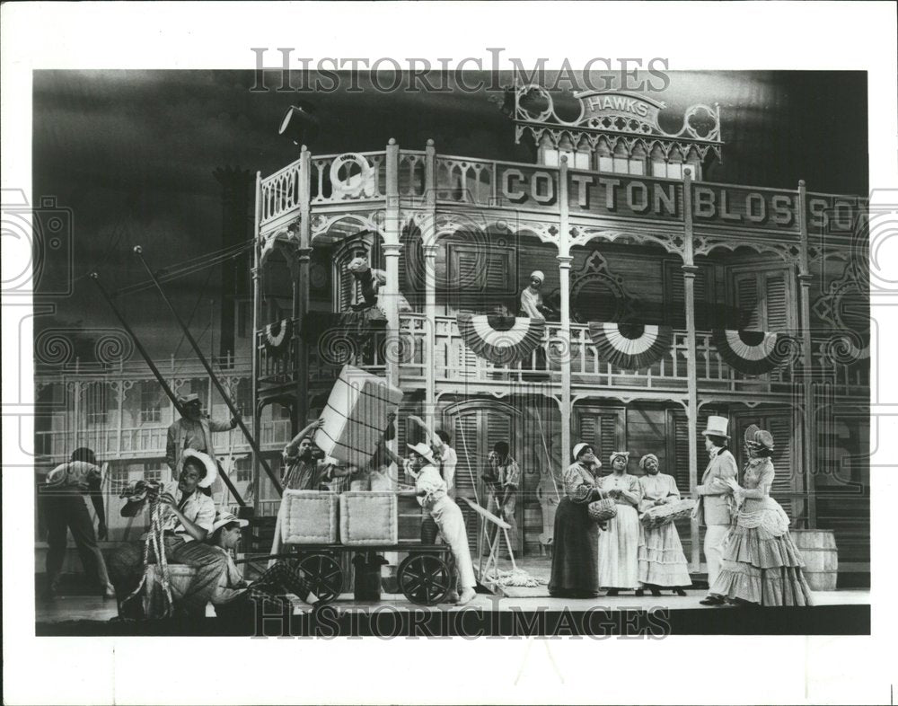 1988 Showboat Ensemble Musical Mansonic Tem - Historic Images