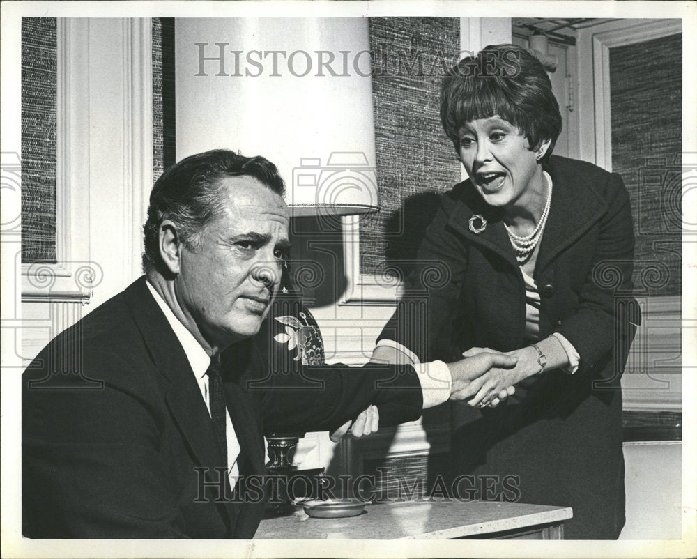 1968 Plaza Suite Comedy Play Forrest Larry - Historic Images