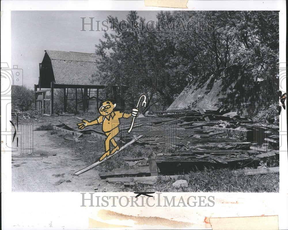 1974 Litter Waste Product Container Paper - Historic Images