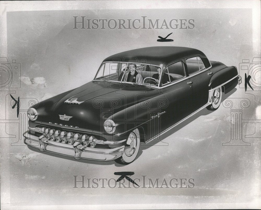 1952 De Soto Fire Dome Model V-8 Press Photo - Historic Images