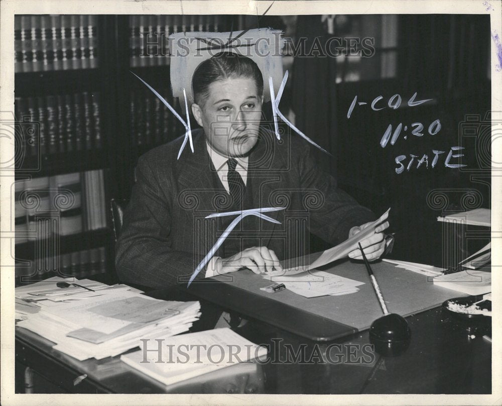 1946 John R.Dethmers Attorney Michigan Gen - Historic Images