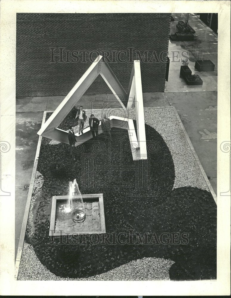 1969 Illusion Art Cornell Village Hyde Park - Historic Images