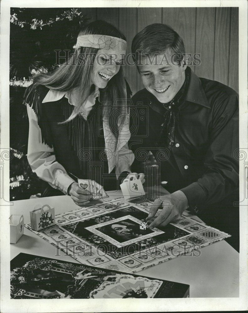 1970 People Play Phony Baloney Game - Historic Images