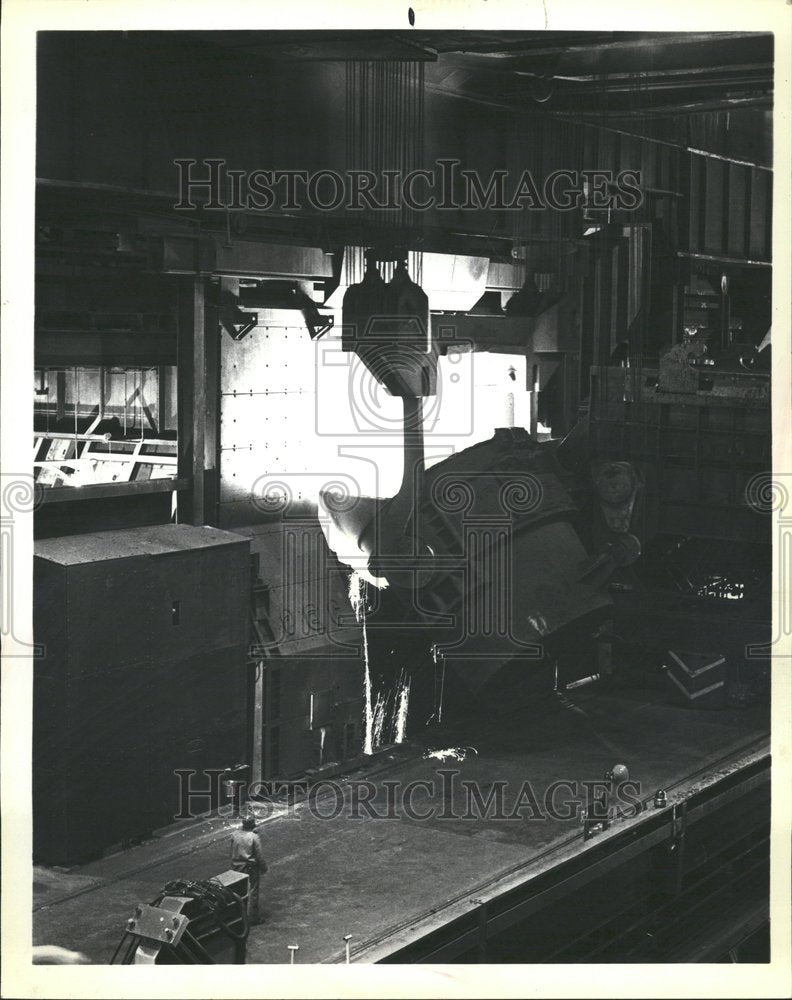 1980 Molten Steel Bethlehem Steel Corp - Historic Images