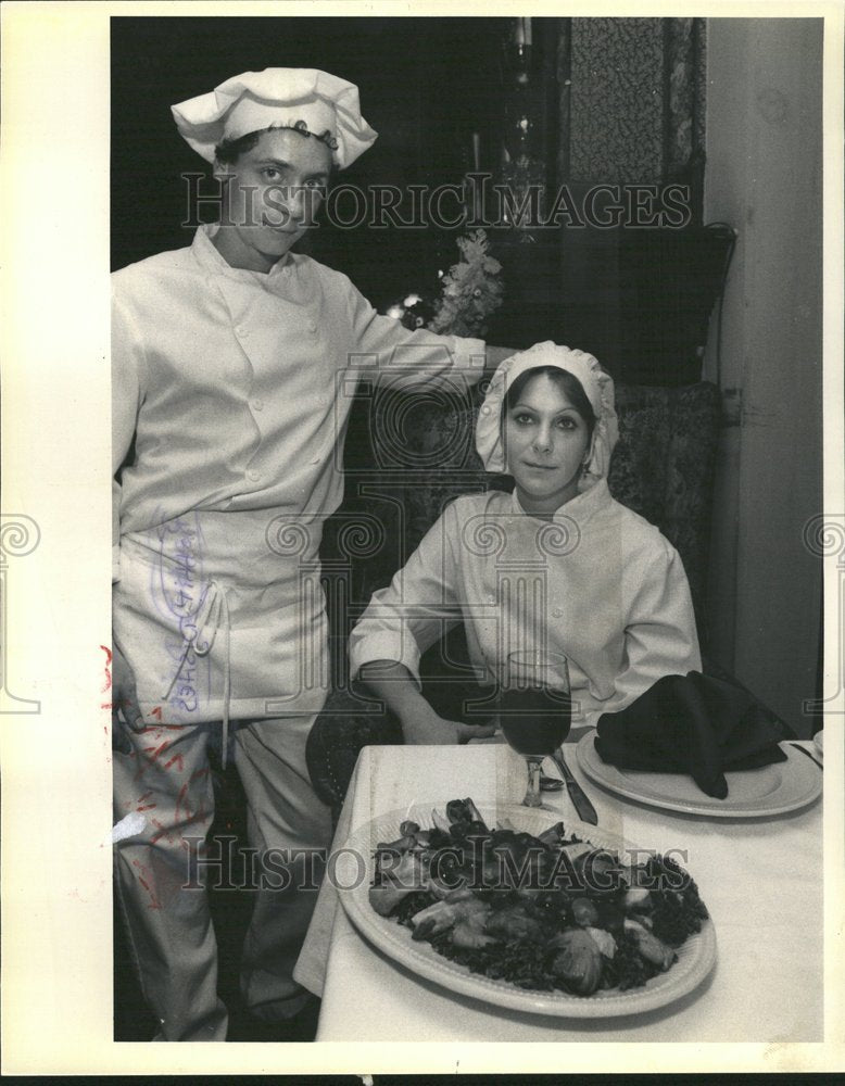 1983 Chefs Andy Taylor &amp; Debbie De Bartolo - Historic Images