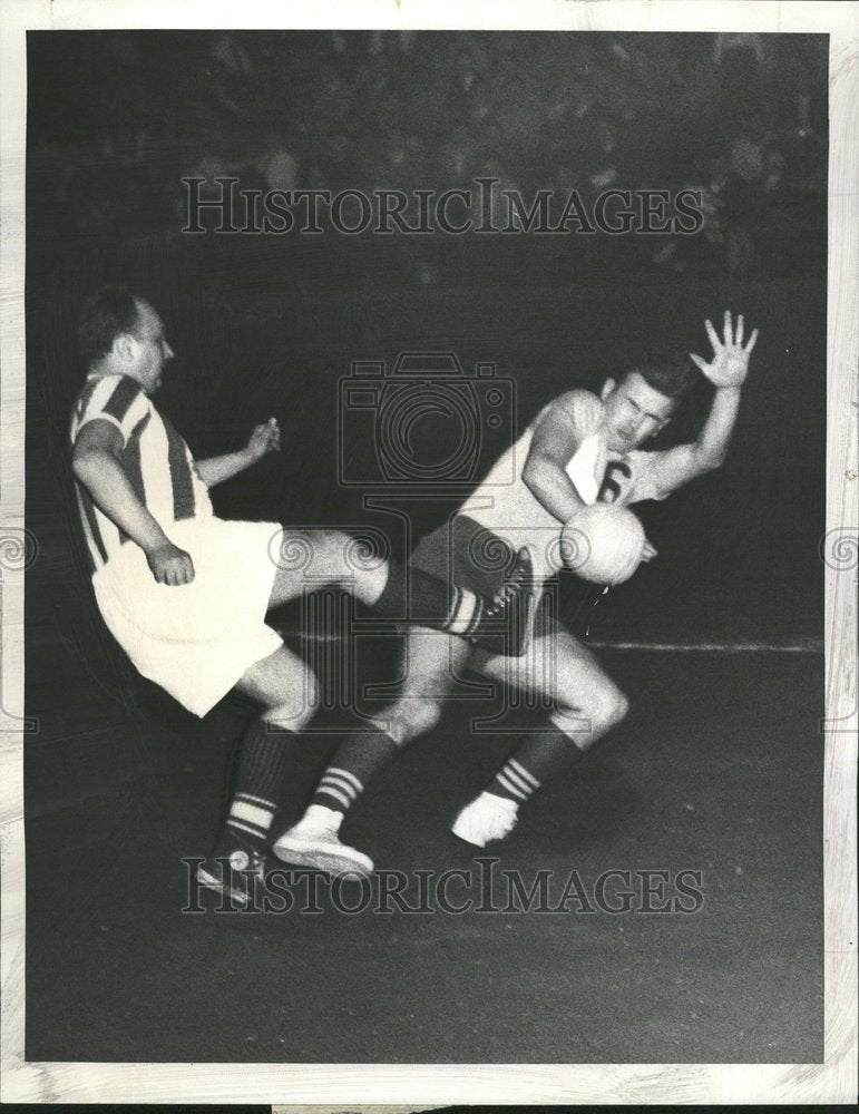1961 Mike McCluskey Steve Zibrat Kick Game - Historic Images