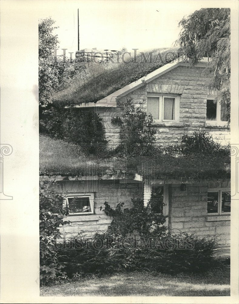 1980 Richard Young Sod Topped Aurora House - Historic Images