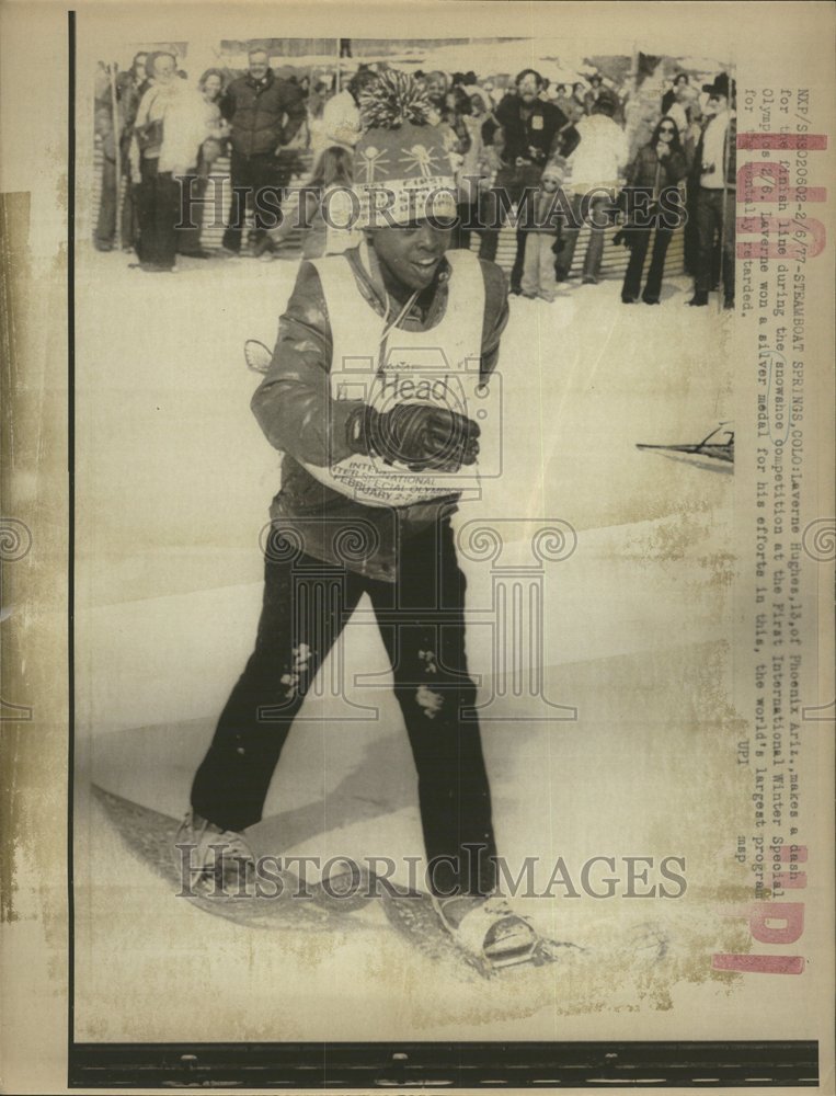 1977 Laverne Hughes Snowshoe Competition - Historic Images
