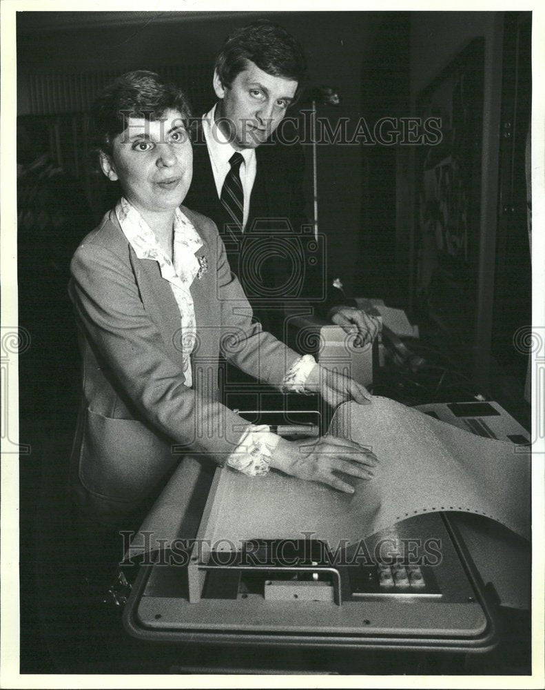 1983 Prototype Computer Press Photo - Historic Images