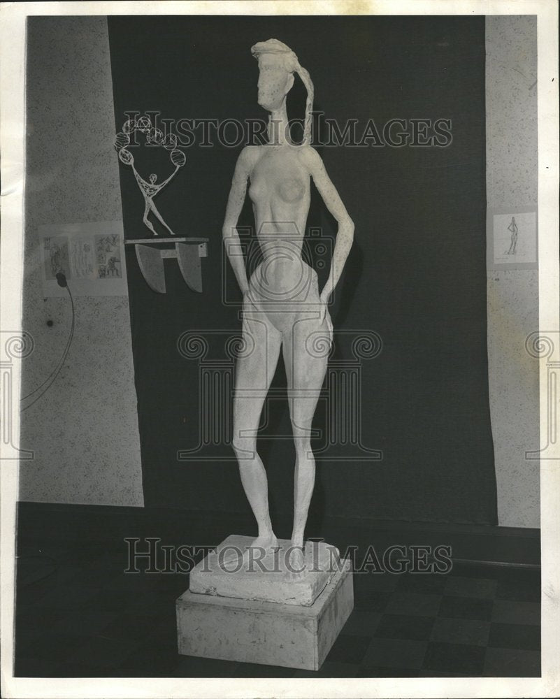 1953 Cortemporary Sculpture Freeman School - Historic Images