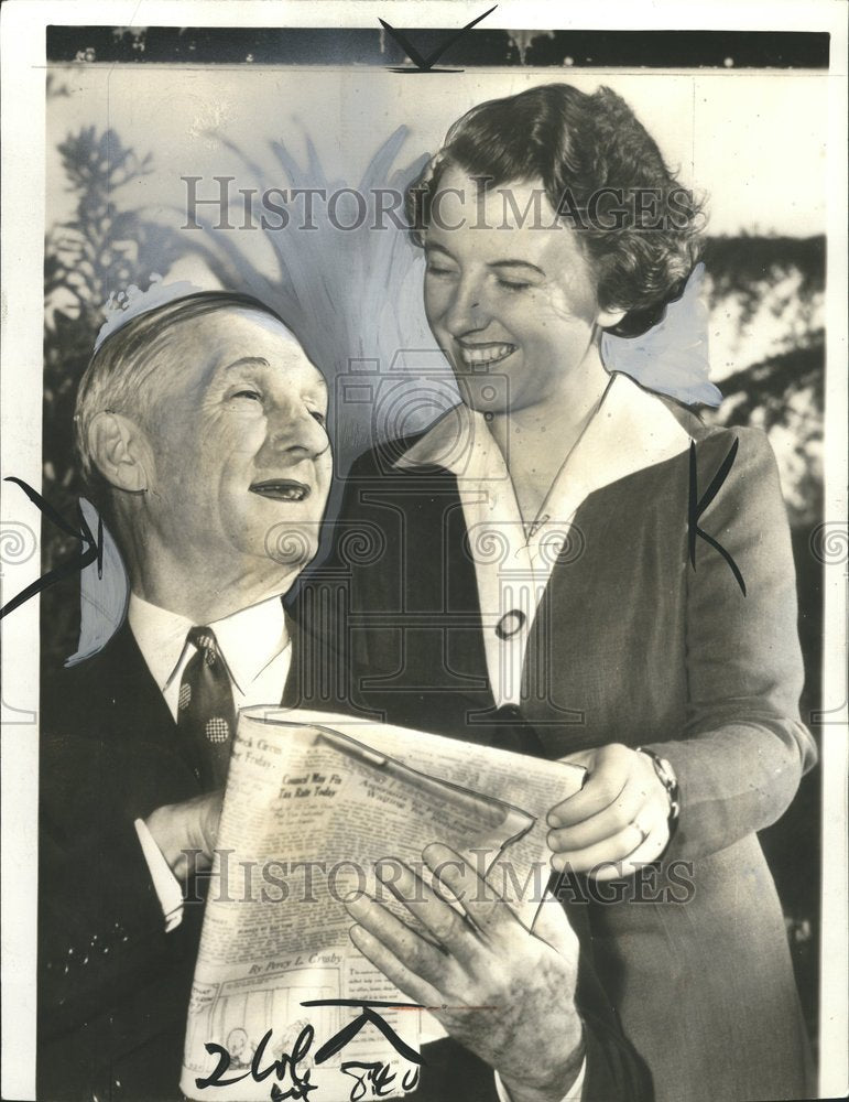 1938 William Gibbs California Wife Senator - Historic Images