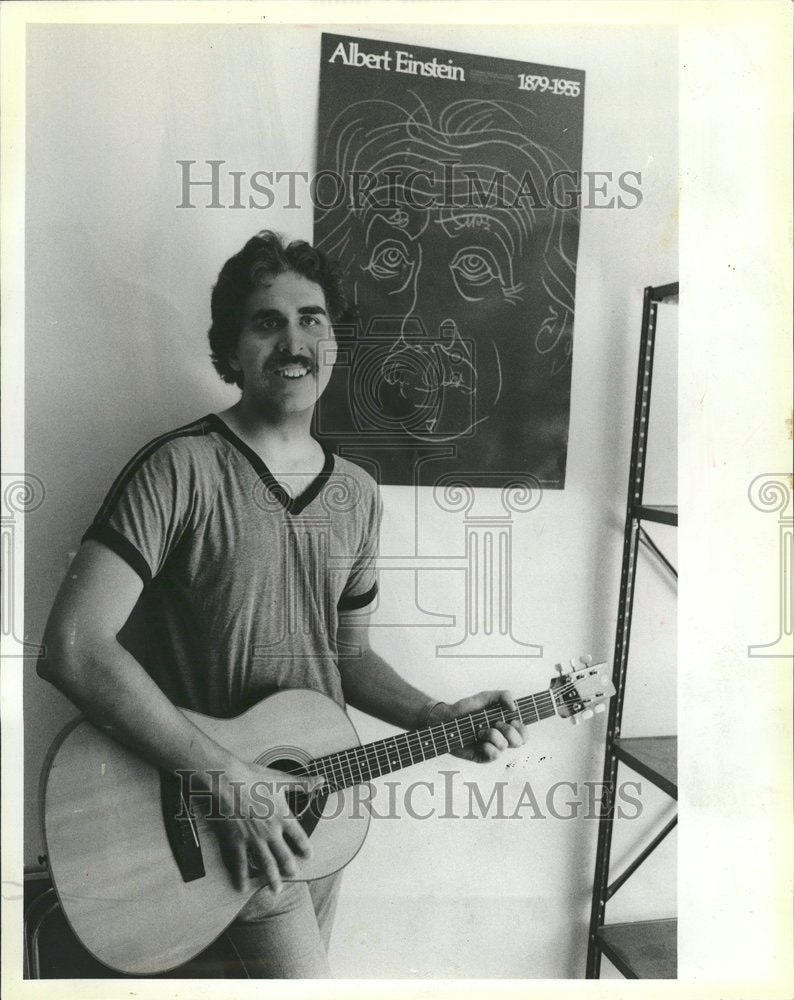 1983 Northwestern U Student Guitar Blind - Historic Images