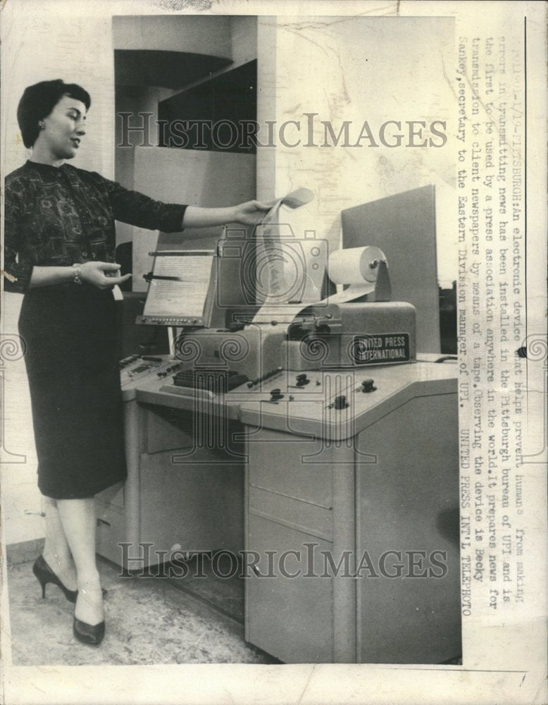 1960 Photon Cleantape Perforator Pittsburgh - Historic Images