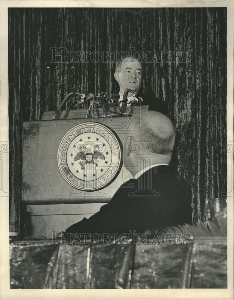 1966 Vice President Hubert Humphrey - Historic Images