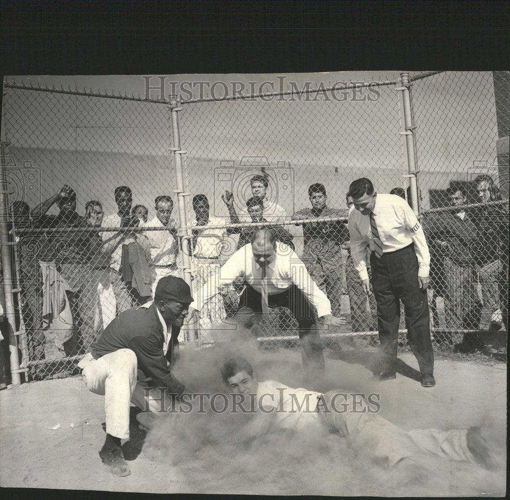 1958 County Jail Baseball Game - Historic Images