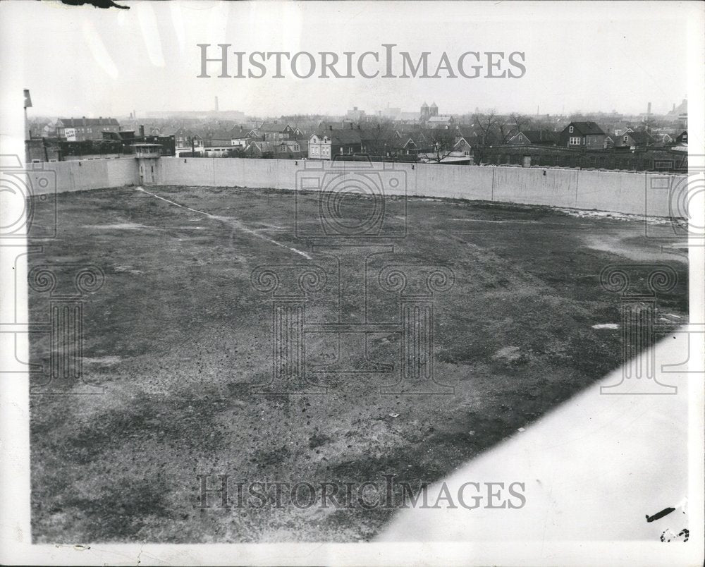 1957 Cook County Jail Yard West Ene Summer - Historic Images