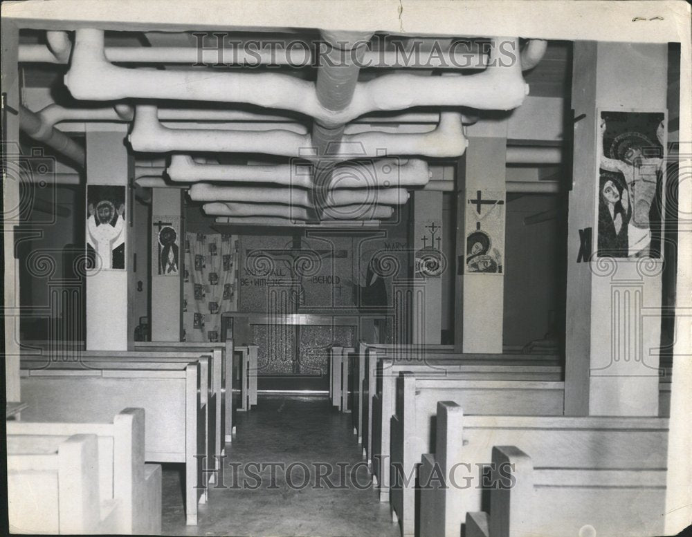 1958 Cook City Jail New Chapel Pillars City - Historic Images